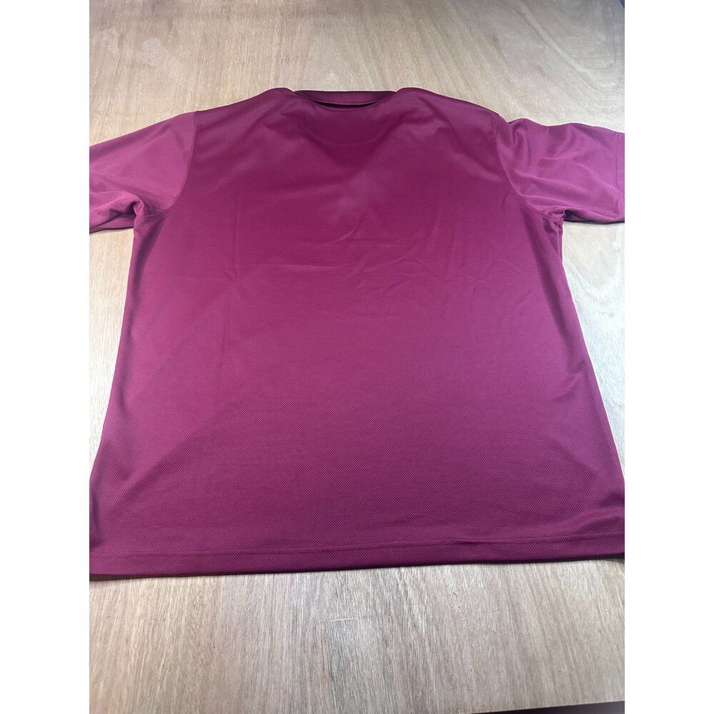 Columbia Omni-Wick Mens Polo Shirt Burgundy Maroon Short Sleeve Size XL - Picture 2 of 5